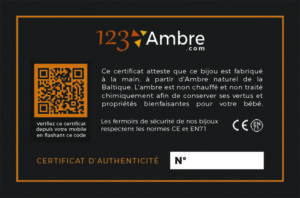 Exemple de certificat d'authenticité